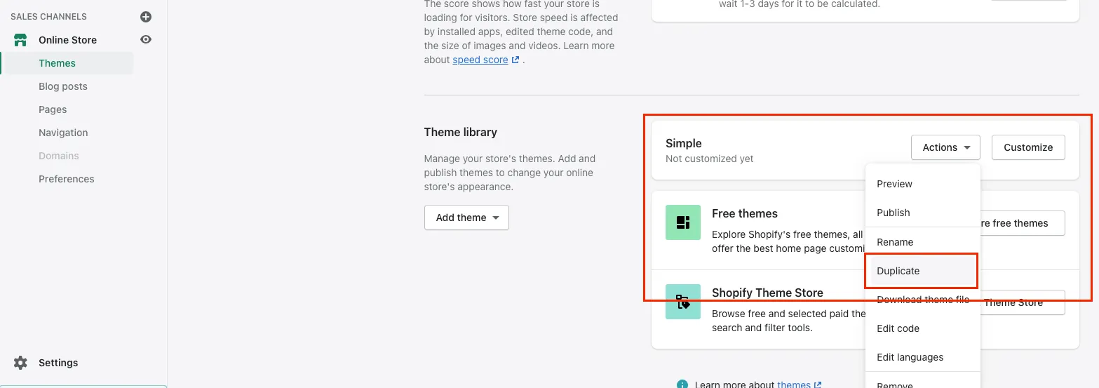 Shopify themes list
