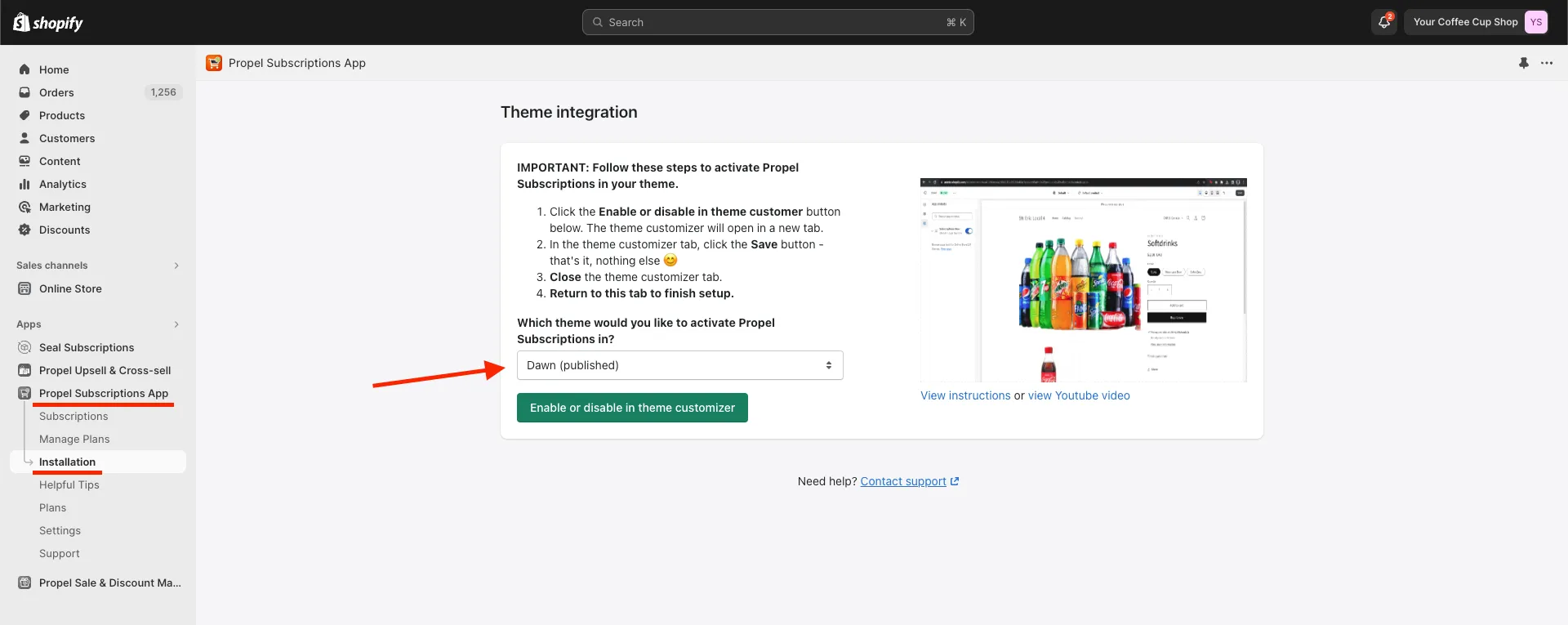 Copy of Dawn theme entry